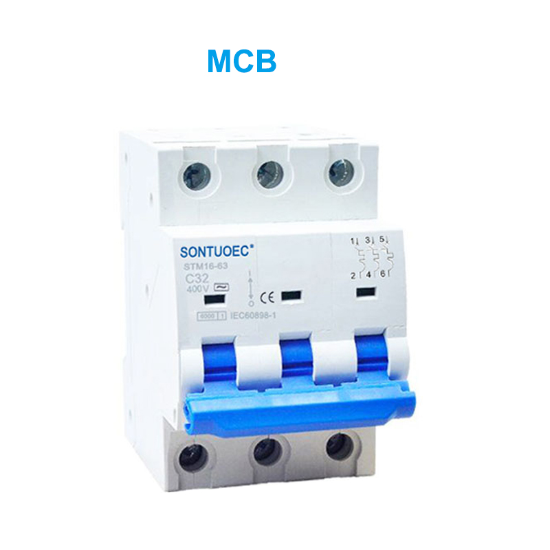STM16-63 Miniatiture Circuit Breaker 6KA 1P 2P 3P 4P 4P 16A 230/400 V MCB
